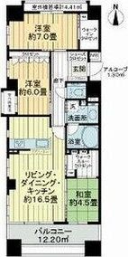 サーパス高崎栄町の間取り画像