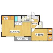 ストークウィング長根Aの間取り画像