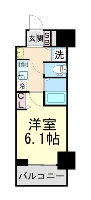 Lala place 三宮東アスヴェルの間取り画像