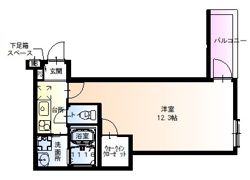 フジパレス服部天神の間取り画像
