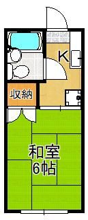 フォーラム枝光Bの間取り画像