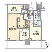 プラウドタワー小岩ファーストの間取り画像