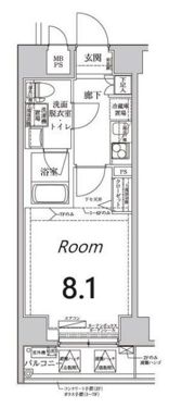 アイル プレミアム東京府中の間取り画像
