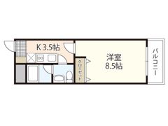 グレイス江波西の間取り画像