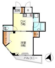 YMハイツの間取り画像