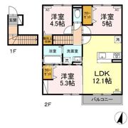 絆Ⅲの間取り画像
