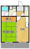 コンプレート中津口の間取り画像