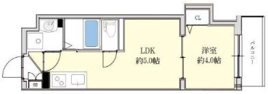 AXIA M-City大阪瑞光の間取り画像