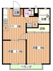パナハイツ東和の間取り画像