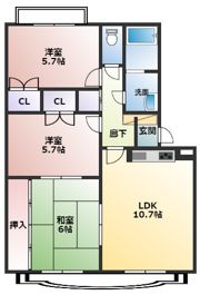 シャンティの間取り画像