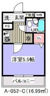 ローズガーデンA52(A-052)の間取り画像