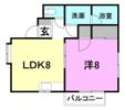 仙波ハウスの間取り画像