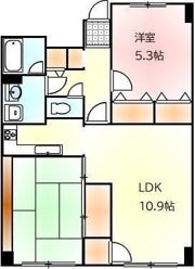 クレストコートK2の間取り画像