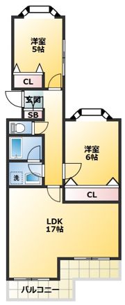フェアリークリスタル宮本の間取り画像