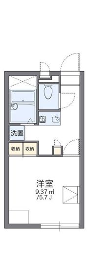 レオパレスハウスコジマ 58の間取り画像