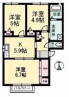 レジデンスナカヤⅡの間取り画像