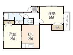 パストラル五日市中央の間取り画像