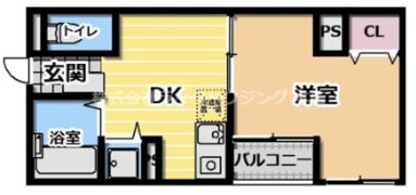 ユーベ今福の間取り画像