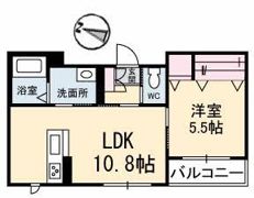 グランベレオ今津Ⅱの間取り画像