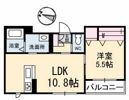 グランベレオ今津Ⅱの間取り画像