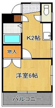 シャトレ千防の間取り画像
