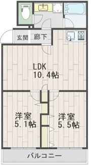 ウェルスクエア豊中北桜塚の間取り画像