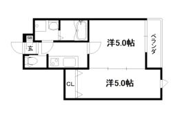 ベレーザ西陣Ⅱの間取り画像