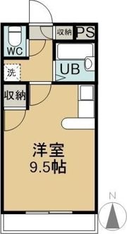 メモリアルハイツの間取り画像