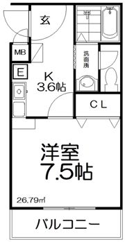 アーバンコート香里園の間取り画像
