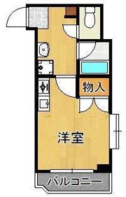 ベルガ中津口の間取り画像