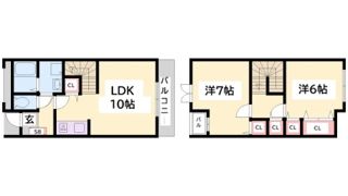 リバーサイドスクエア弐番館の間取り画像