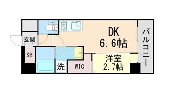 エステムコート大阪グラビティの間取り画像