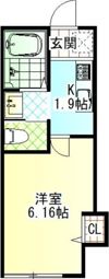シエル蛍田の間取り画像