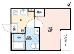 ミュー北戸田の間取り画像