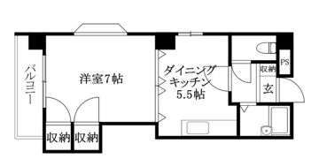 レジデンスAKASIの間取り画像