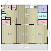 ロイヤルプラザ高田の間取り画像