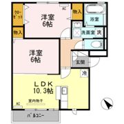 リビングタウン両三柳B棟の間取り画像