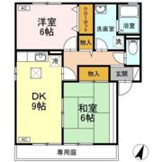 クレセント中島の間取り画像