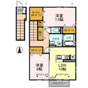 ボナールみなみの間取り画像