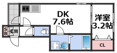 リブレメゾン弥刀Ⅰの間取り画像