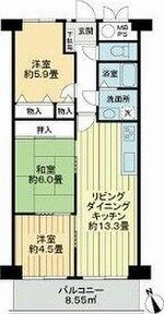 ライオンズマンション八事ガーデン壱番館の間取り画像