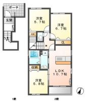 ロランジュの間取り画像