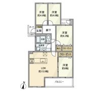 しいの木台ハイツ6号棟の間取り画像