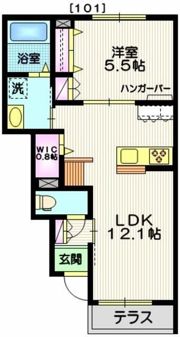 Dorf中根の間取り画像