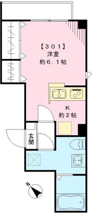 アプリシエイト駒込の間取り画像