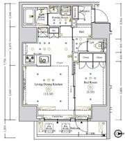 LUMEED南千住の間取り画像