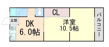 シルバーハイツ大石の間取り画像