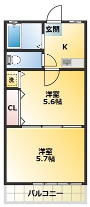 第3ヒルズハウスの間取り画像