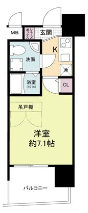 セレニテ阿波座ミラクの間取り画像