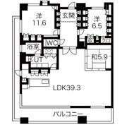 プラウドタワー支倉の間取り画像